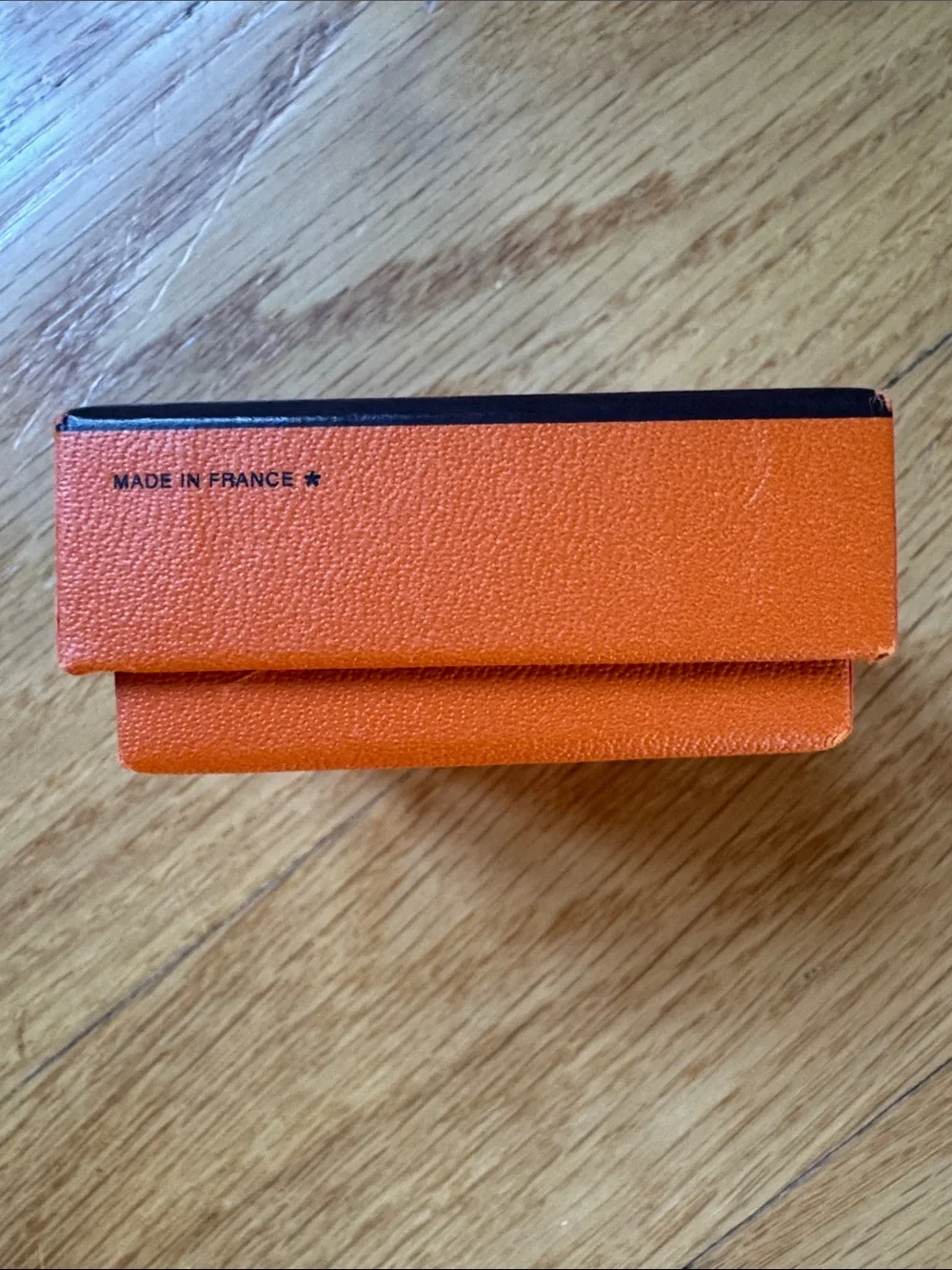 Hermès Orange Box with Black Logo